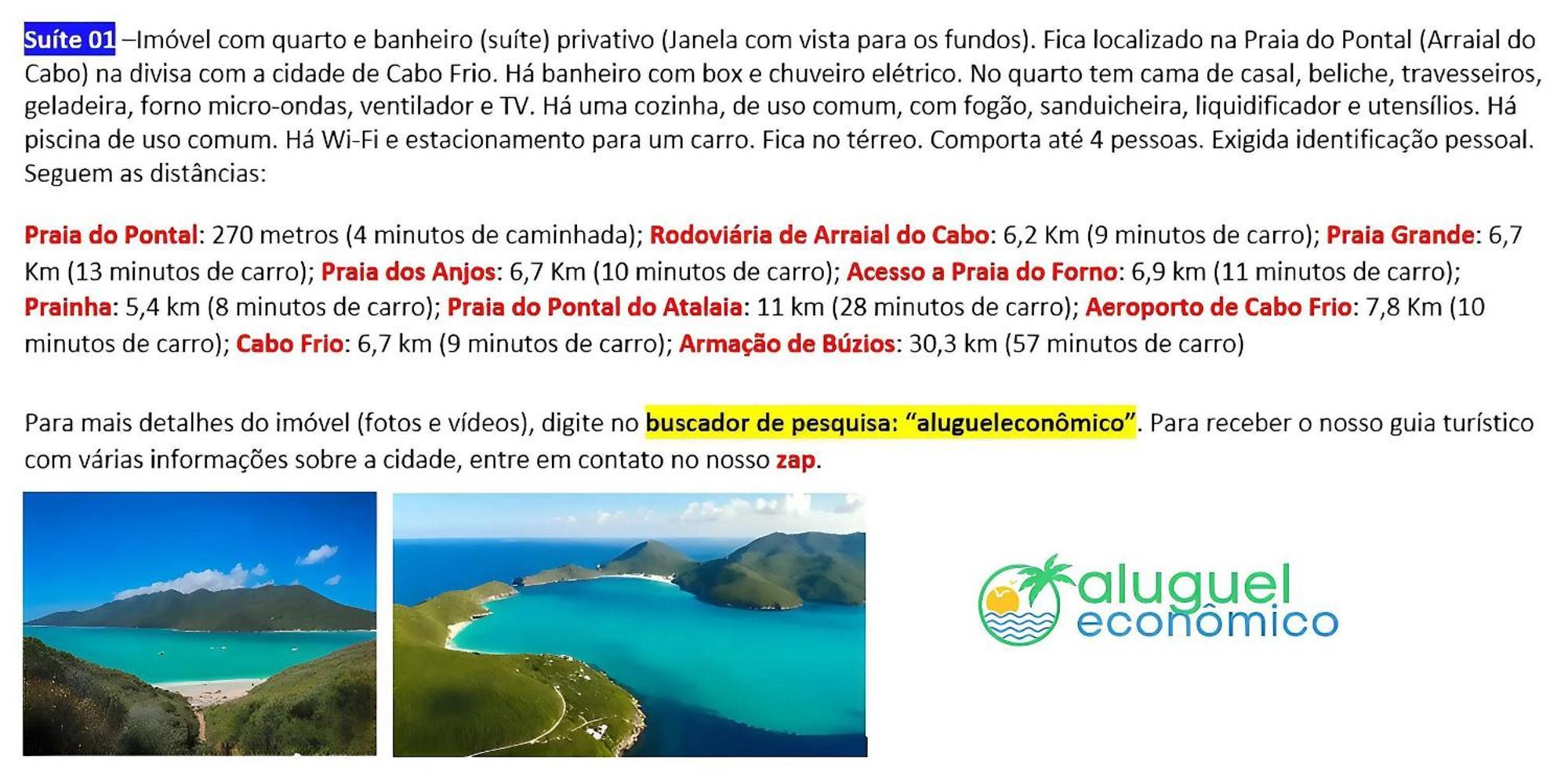 Arraial Do Cabo - Subuai Village - Aluguel Economico المظهر الخارجي الصورة